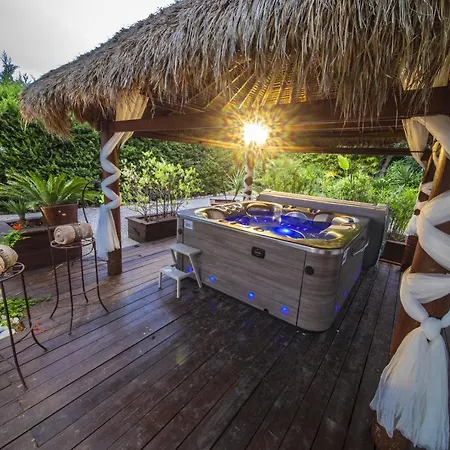 Villa With Spa, Pool And View Of St Tropezs Gulf