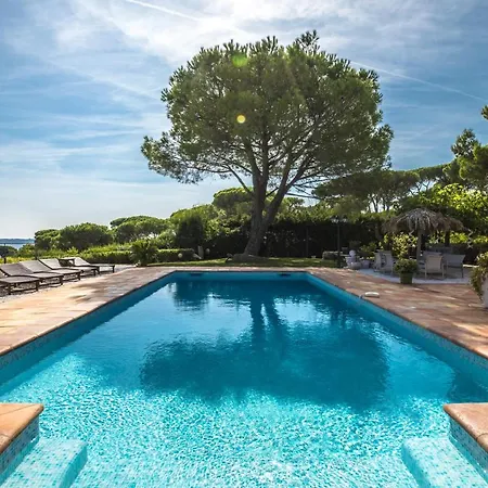 With Spa, Pool And View Of St Tropezs Gulf Sainte-Maxime